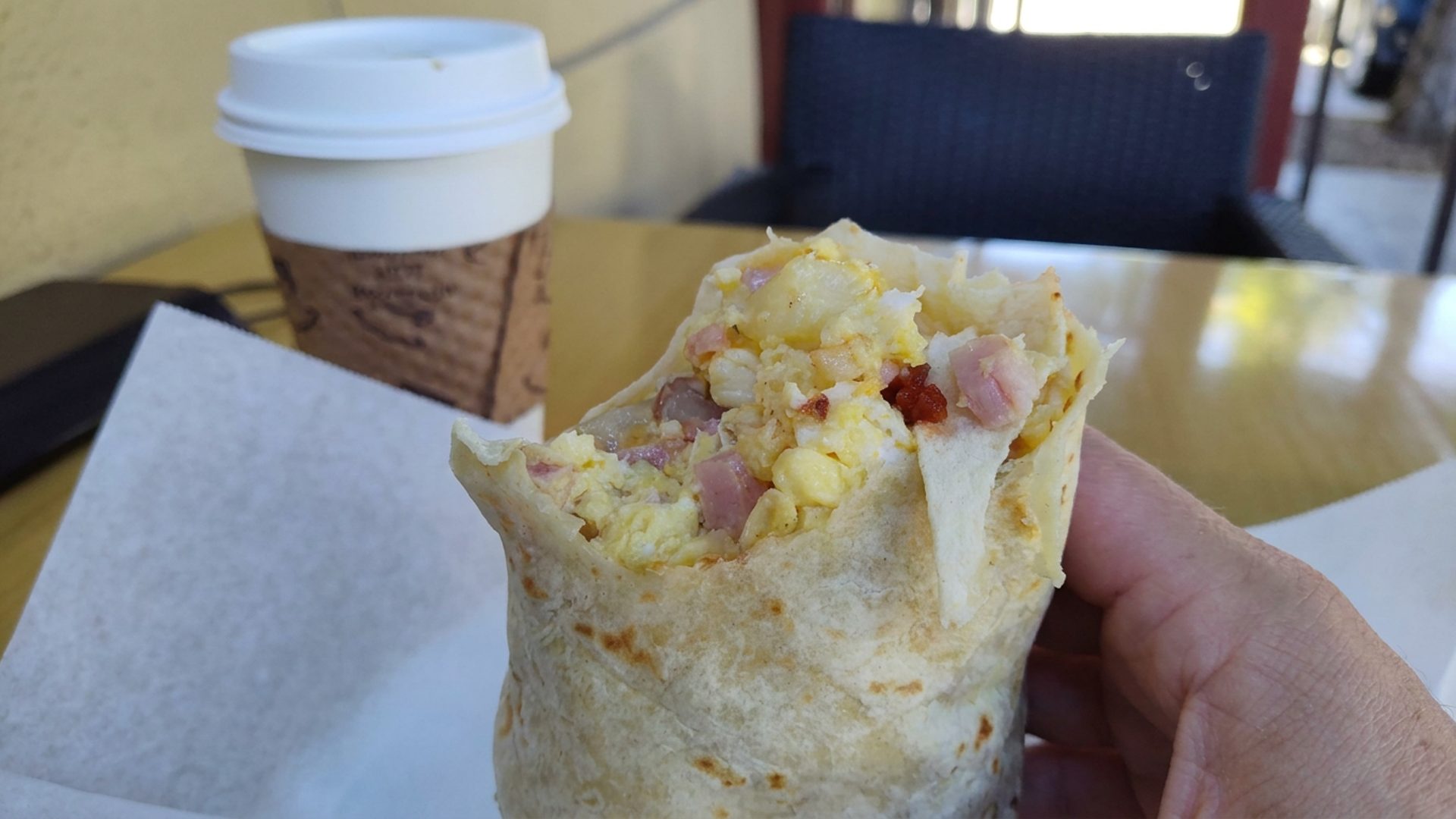 The breakfast burrito