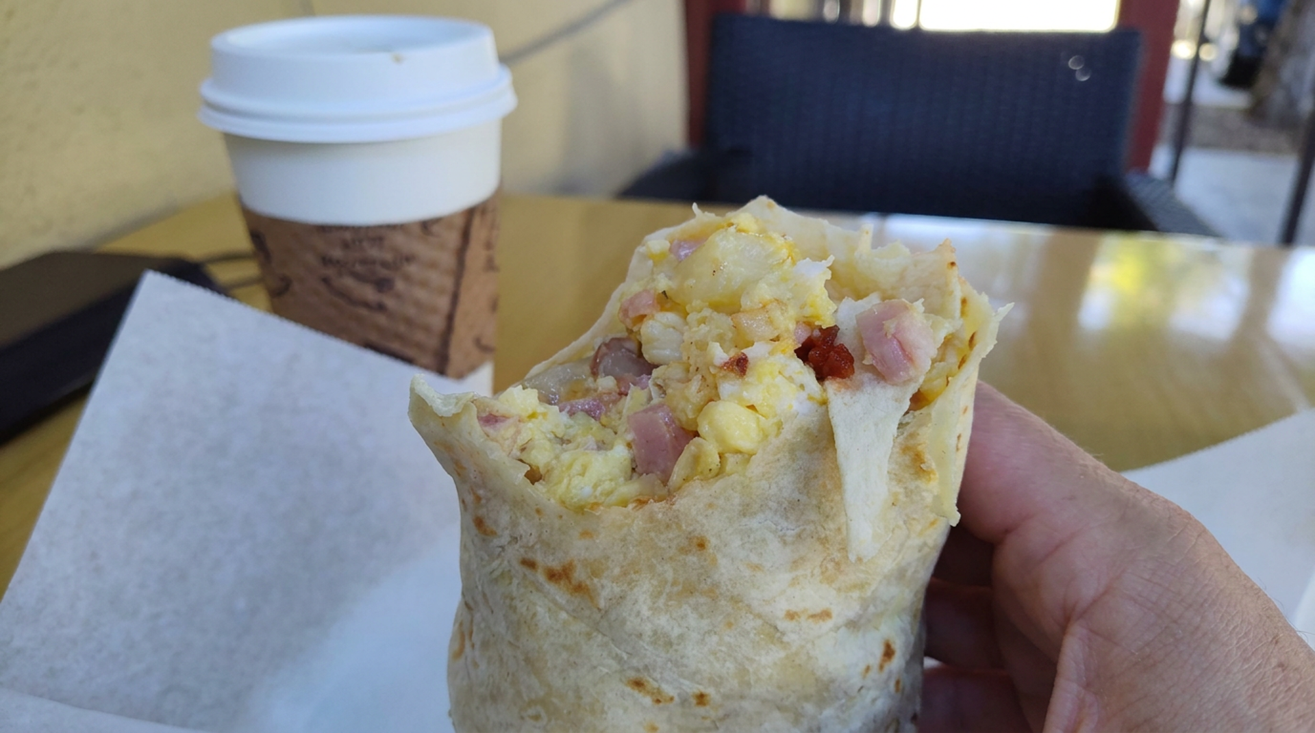 The breakfast burrito